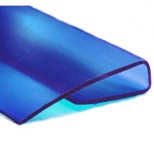 Торцевой профиль синий 10 мм -2,1 м